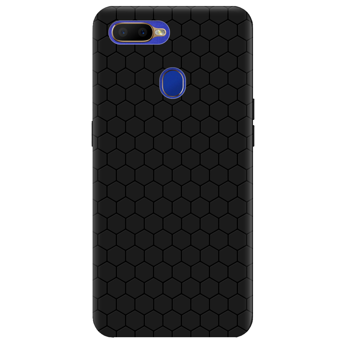 Чехол для Oppo A5s черный матовый soft touch Cell - фото 1 - Чехлы для телефонов