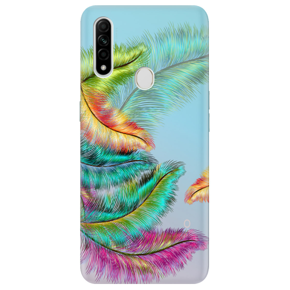 Чехол для Oppo A31 Fluff - фото 1 Чехол для Oppo A31 Fluff - фото 1 - Чехлы для телефонов