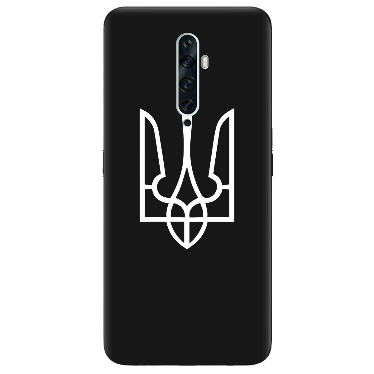 Чохол для Oppo Reno 2 чорний матовий soft touch Gerb - фото 1 - Чохли для телефонів