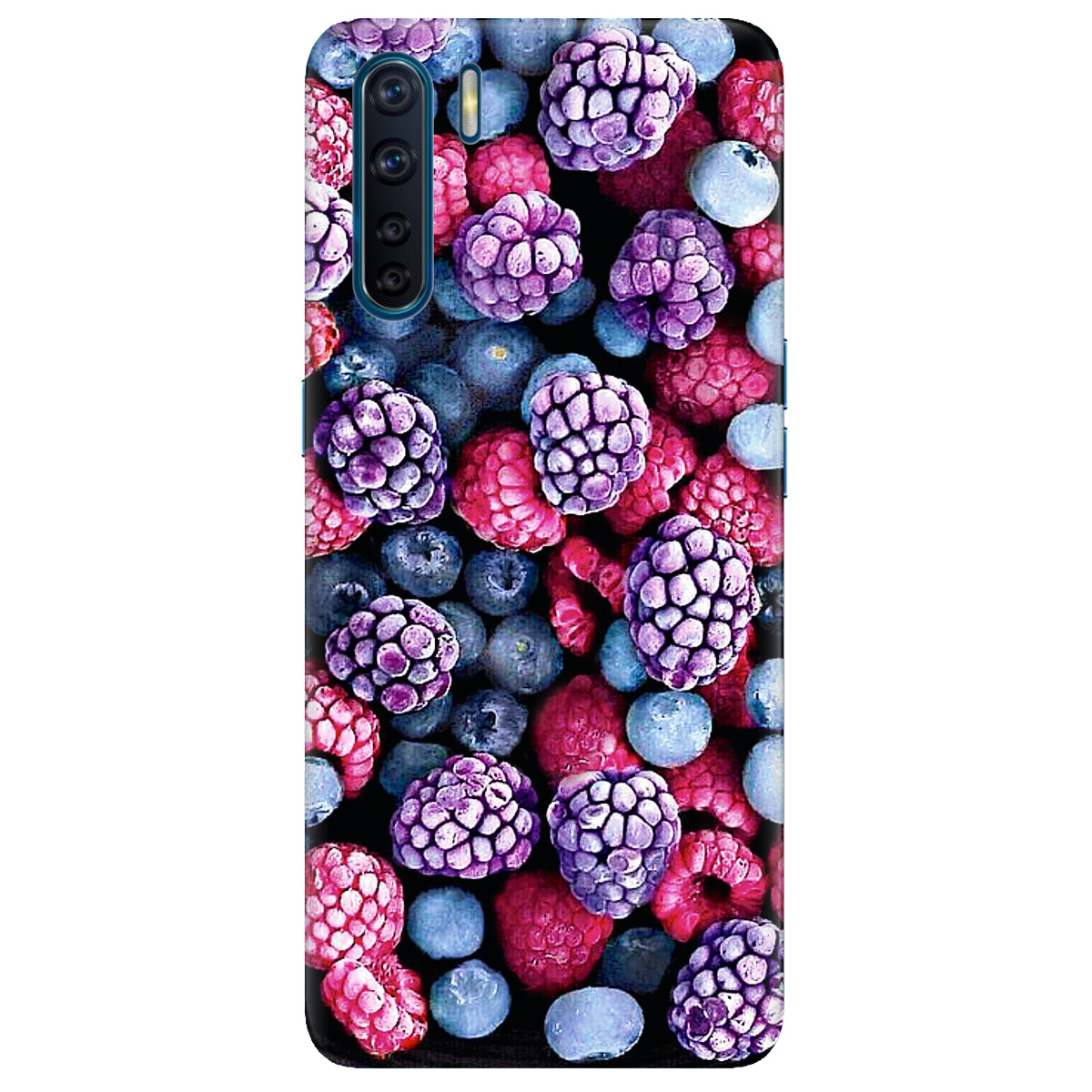 Чохол для Oppo A91 Frosty berry - фото 1 Чохол для Oppo A91 Frosty berry - фото 1 - Чохли для телефонів