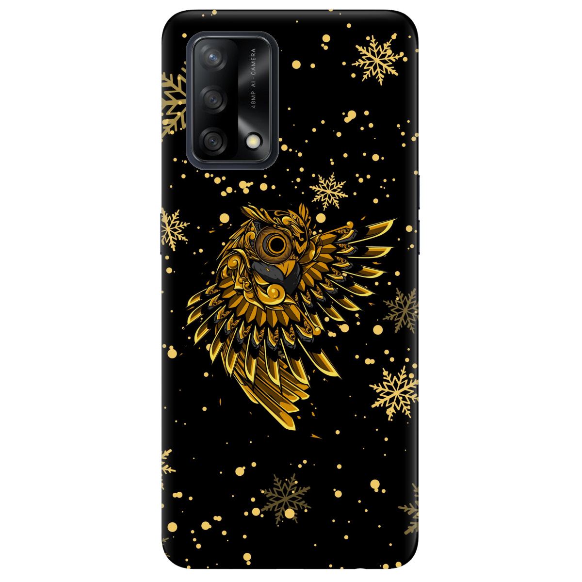 Чехол для Oppo A74 4G Gold sova - фото 1 - Чехлы для телефонов