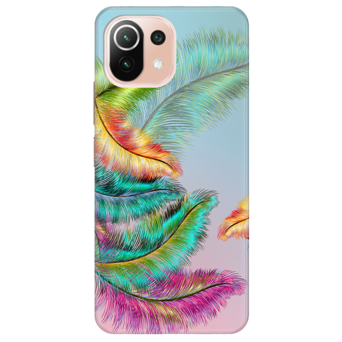 Чехол для Xiaomi Mi 11 lite Fluff - фото 1 Чехол для Xiaomi Mi 11 lite Fluff - фото 1 - Чехлы для телефонов