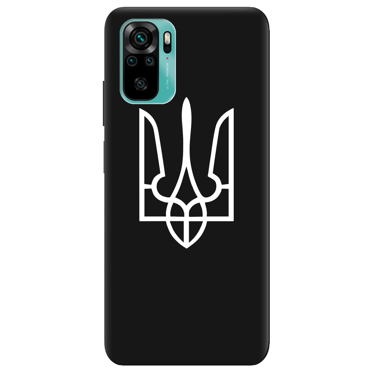 Чехол для Xiaomi Redmi Note 10s черный матовый soft touch Gerb - фото 1 - Чехлы для телефонов