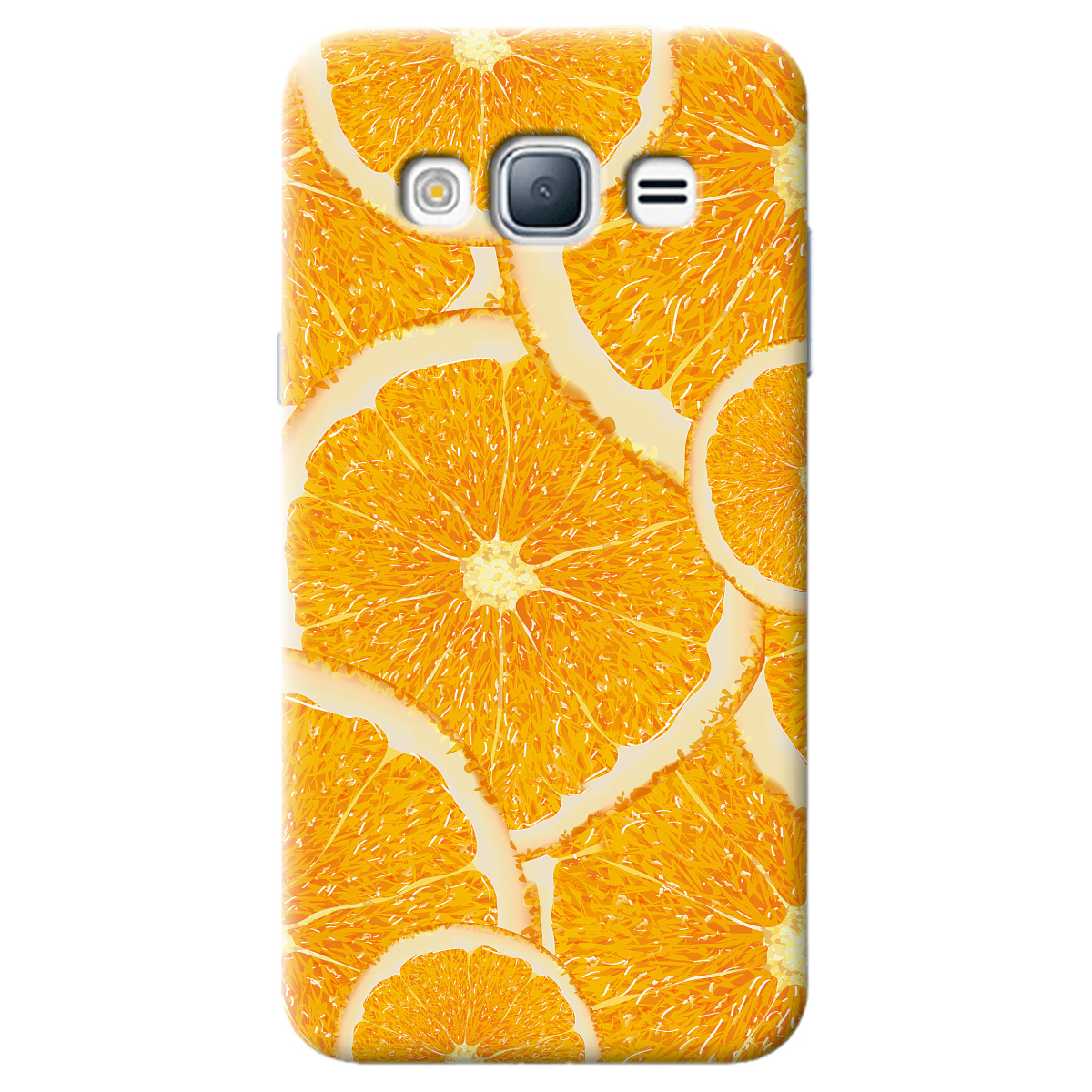 Чохол для Samsung Galaxy J3 2016 Orange - фото 1 Чохол для Samsung Galaxy J3 2016 Orange - фото 1 - Чохли для телефонів