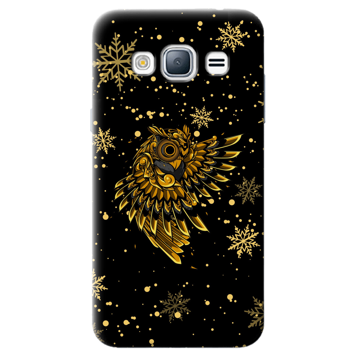 Чехол для Samsung Galaxy J3 2016 Gold sova - фото 1 Чехол для Samsung Galaxy J3 2016 Gold sova - фото 1 - Чехлы для телефонов