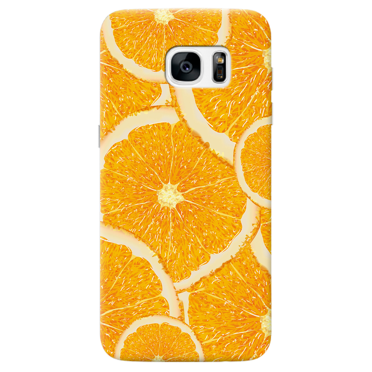 Чехол для Samsung Galaxy S7 Edge Orange - фото 1 - Чехлы для телефонов