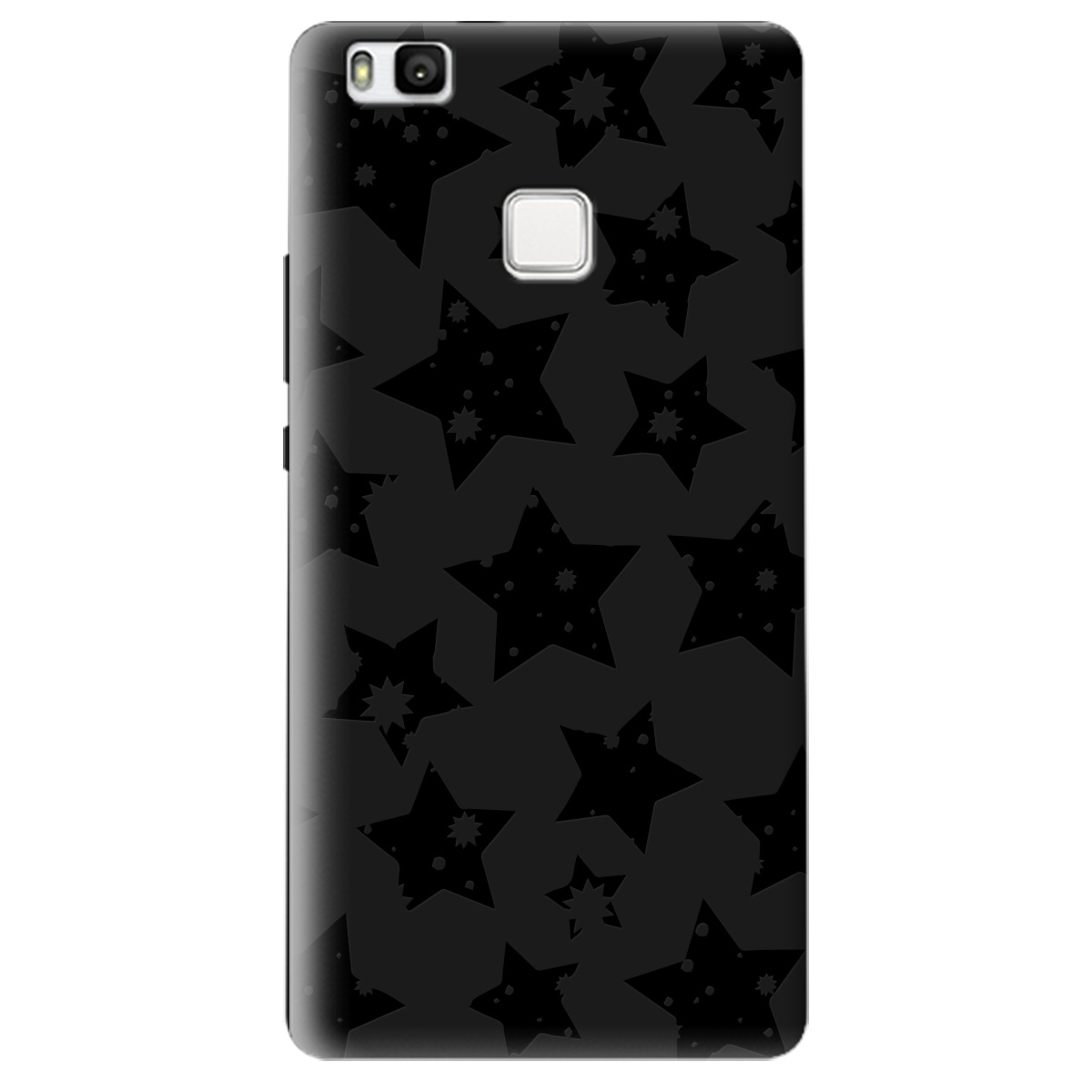 Чохол для Huawei P9 Lite чорний матовий soft touch Black Star - фото 1 Чохол для Huawei P9 Lite чорний матовий soft touch Black Star - фото 1 - Чохли для телефонів