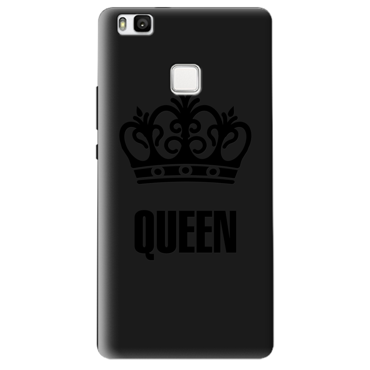 Чохол для Huawei P9 Lite чорний матовий soft touch Queen - фото 1 Чохол для Huawei P9 Lite чорний матовий soft touch Queen - фото 1 - Чохли для телефонів