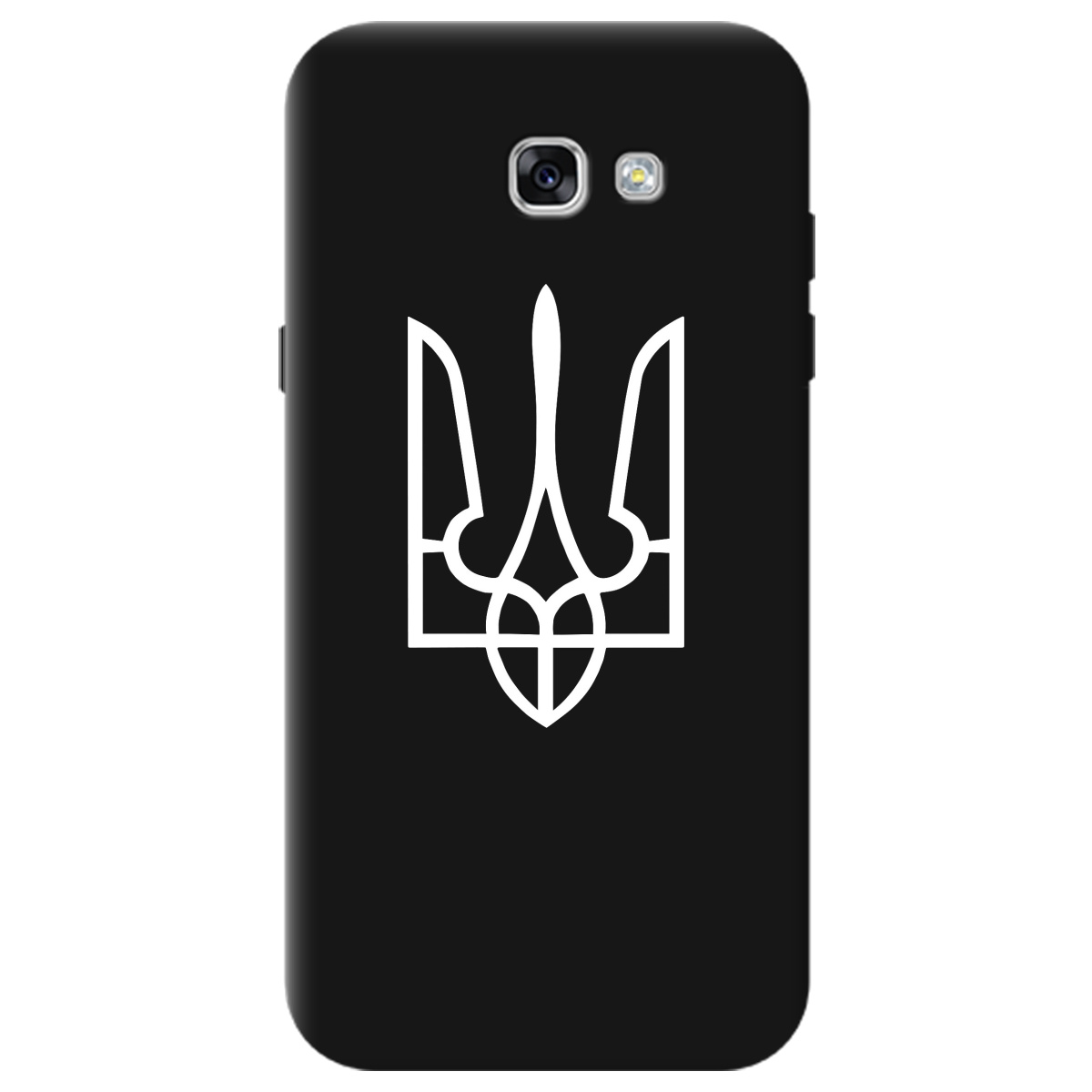 Чехол для Samsung Galaxy A7 2017 черный матовый soft touch Gerb - фото 1 - Чехлы для телефонов