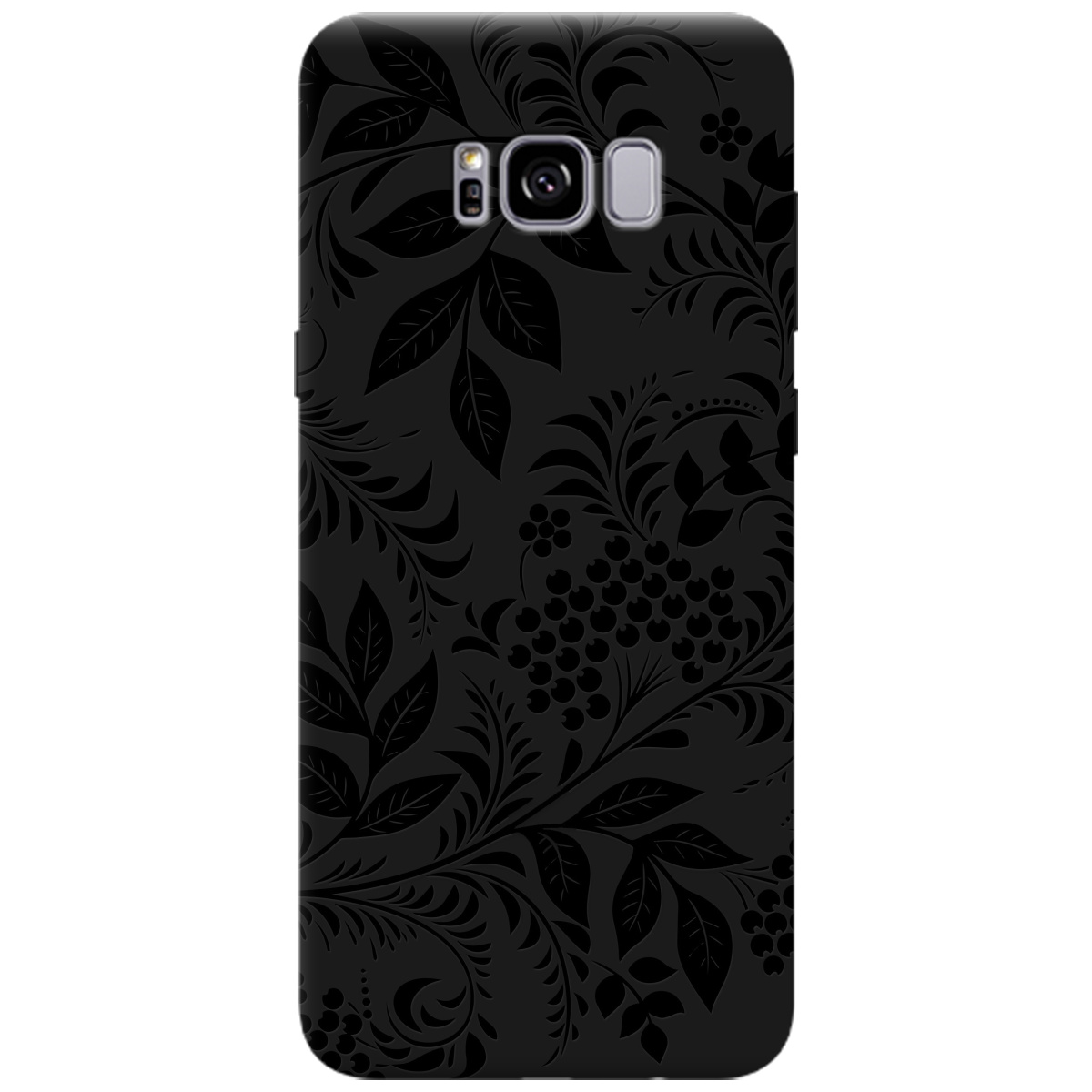 Чохол для Samsung Galaxy S8 Plus чорний матовий soft touch Art - фото 1 - Чохли для телефонів