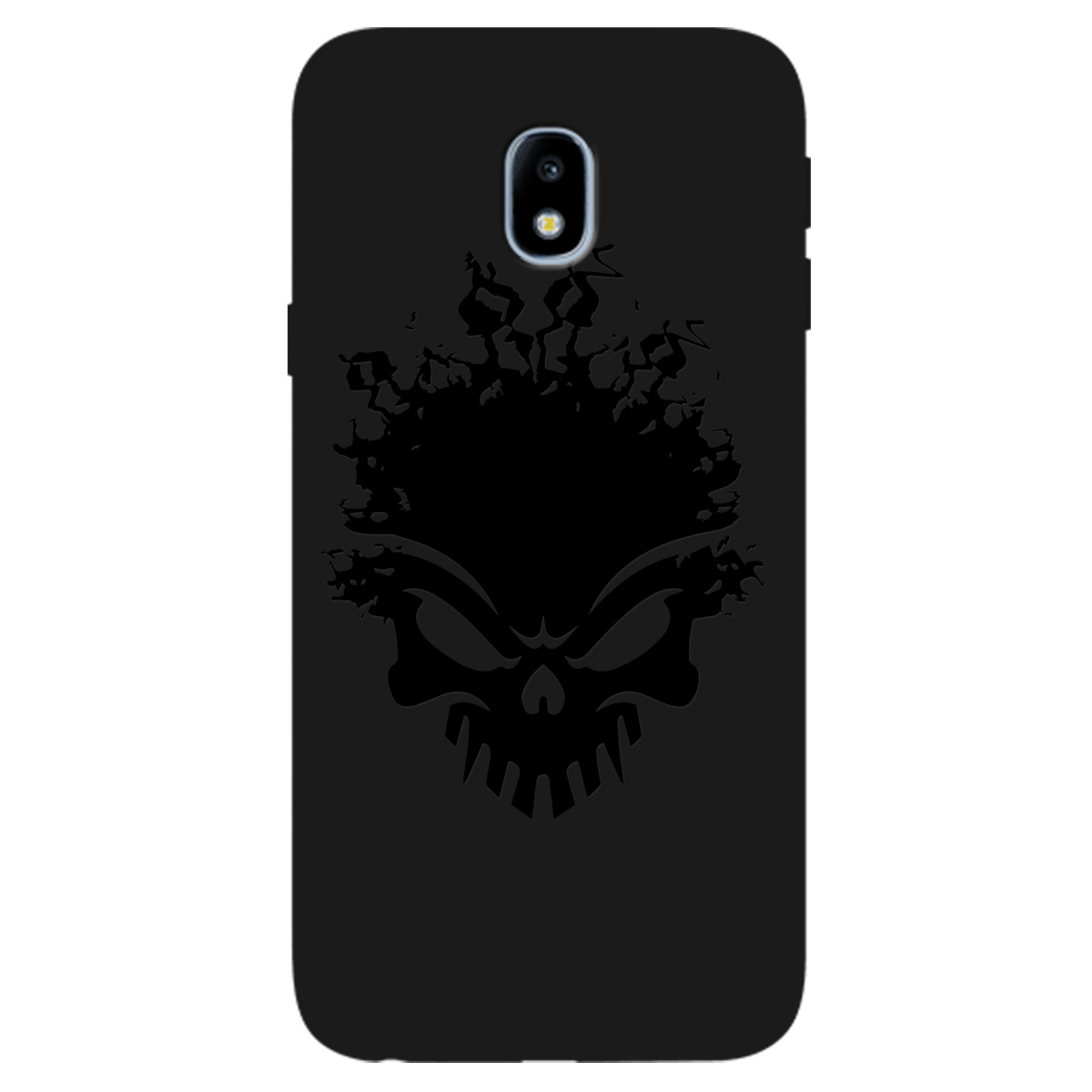 Чехол для Samsung Galaxy J3 2017 черный матовый soft touch Ugolek - фото 1 - Чехлы для телефонов