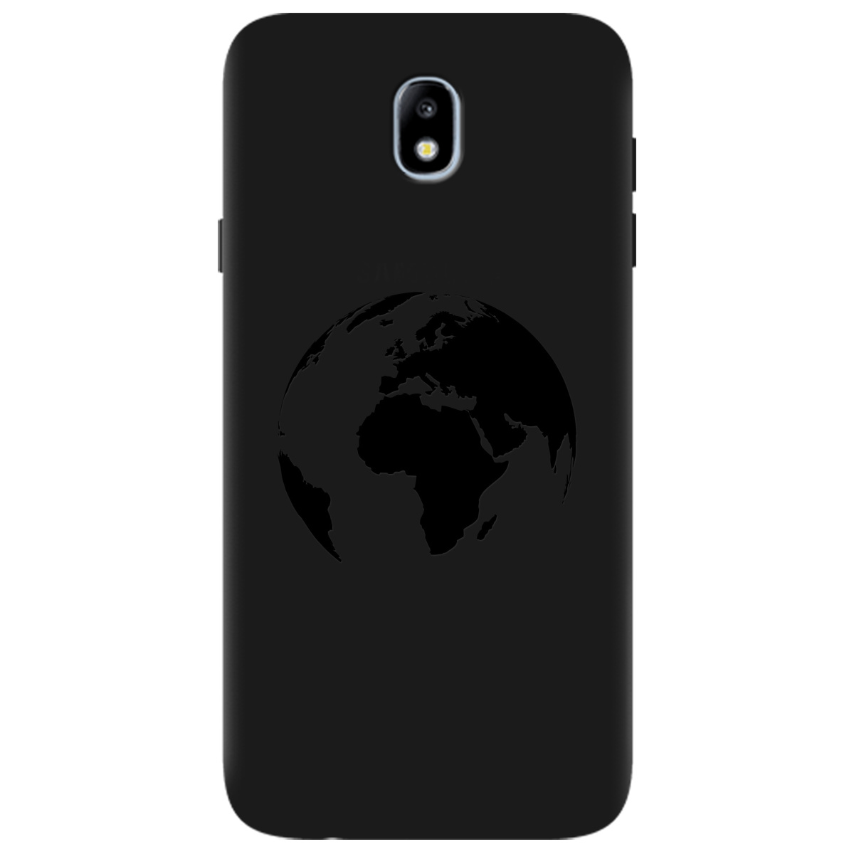Чохол для Samsung Galaxy J7 2017 чорний матовий soft touch Planet - фото 1 - Чохли для телефонів