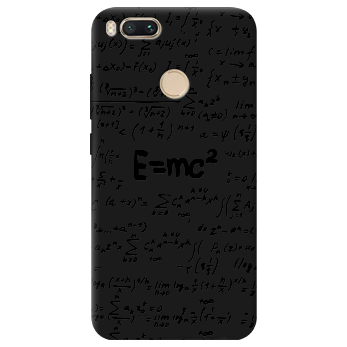 Чехол для Xiaomi Mi A1 черный матовый soft touch Black Einstein - фото 1 Чехол для Xiaomi Mi A1 черный матовый soft touch Black Einstein - фото 1 - Чехлы для телефонов