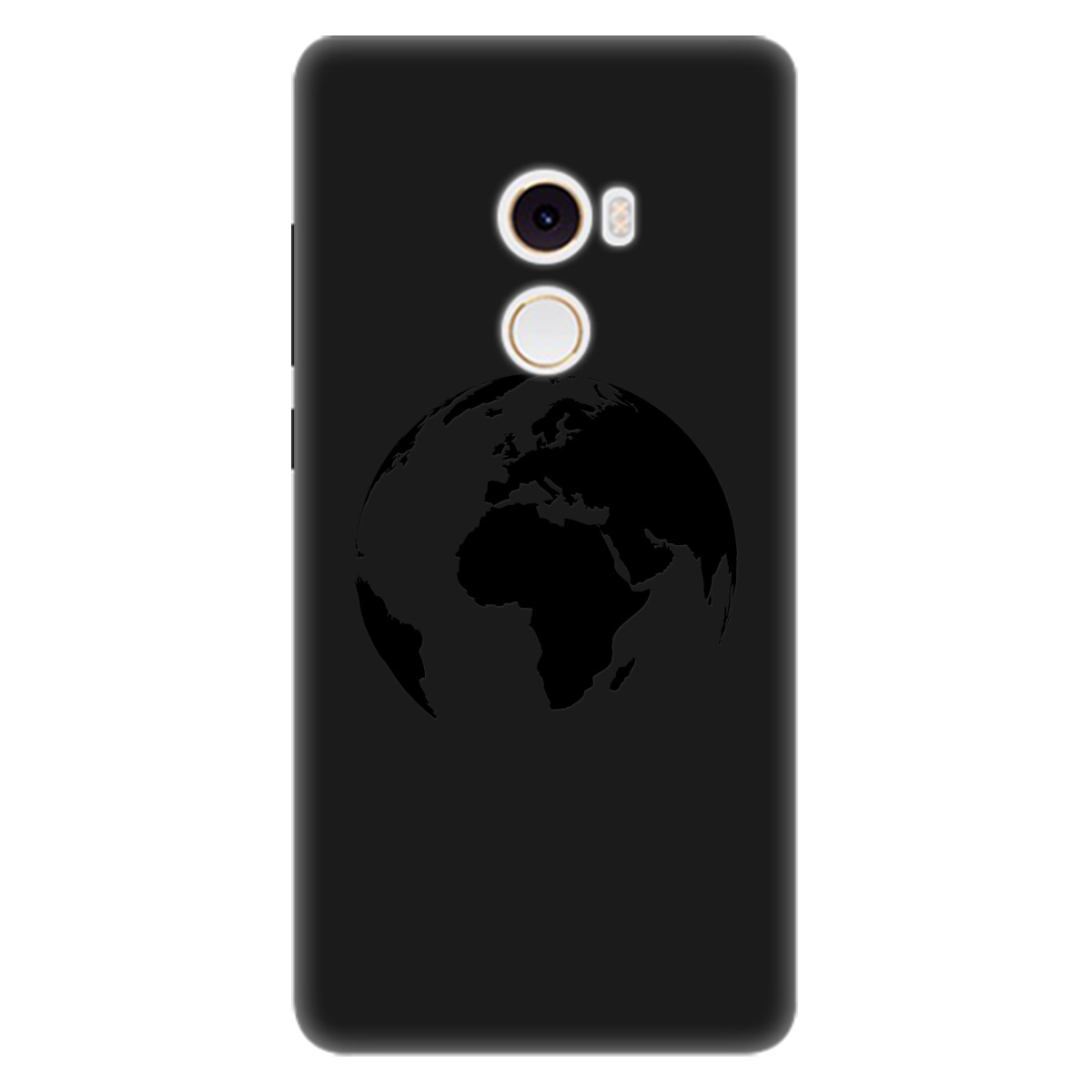 Чохол для Xiaomi Mi Mix 2 чорний матовий soft touch Planet - фото 1 - Чохли для телефонів