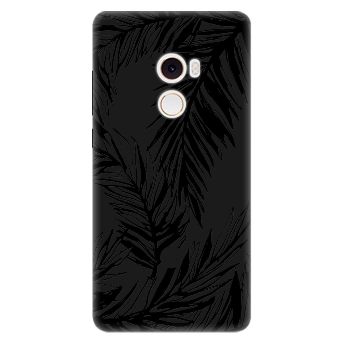 Чохол для Xiaomi Mi Mix 2 чорний матовий soft touch Tropics - фото 1 - Чохли для телефонів