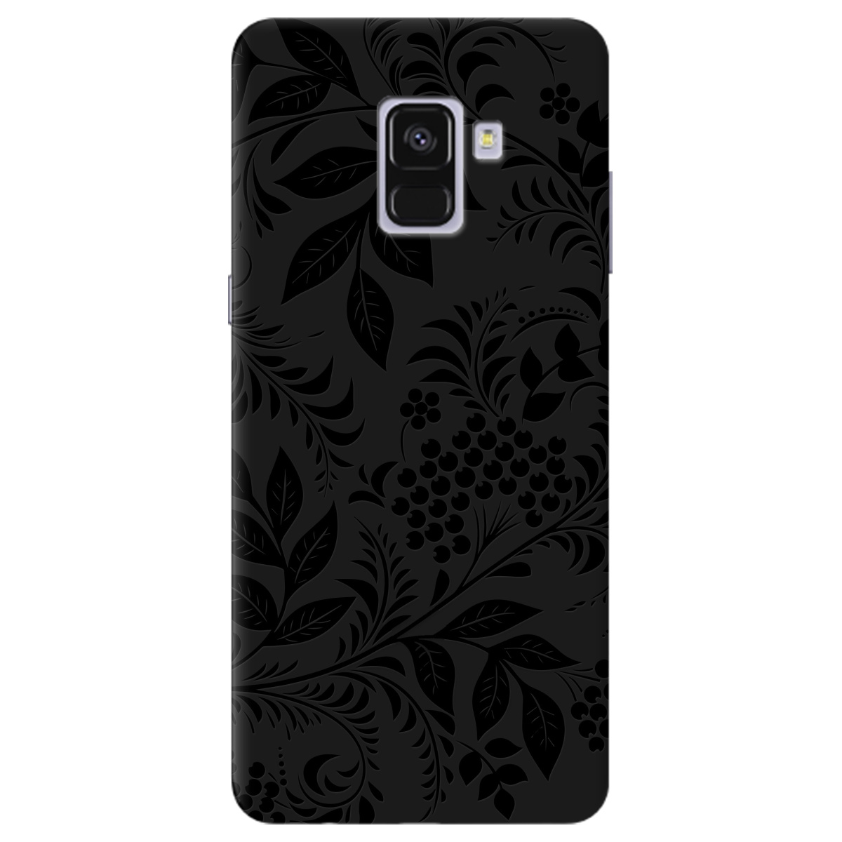 Чохол для Samsung Galaxy A8 2018 чорний матовий soft touch Art - фото 1 Чохол для Samsung Galaxy A8 2018 чорний матовий soft touch Art - фото 1 - Чохли для телефонів