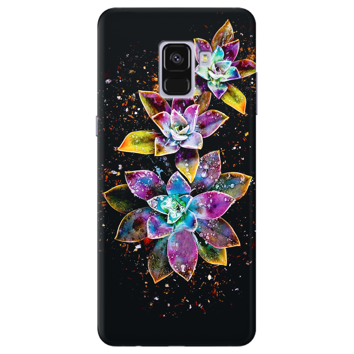 Чехол для Samsung Galaxy A8 Plus 2018 Magical flowers - фото 1 - Чехлы для телефонов