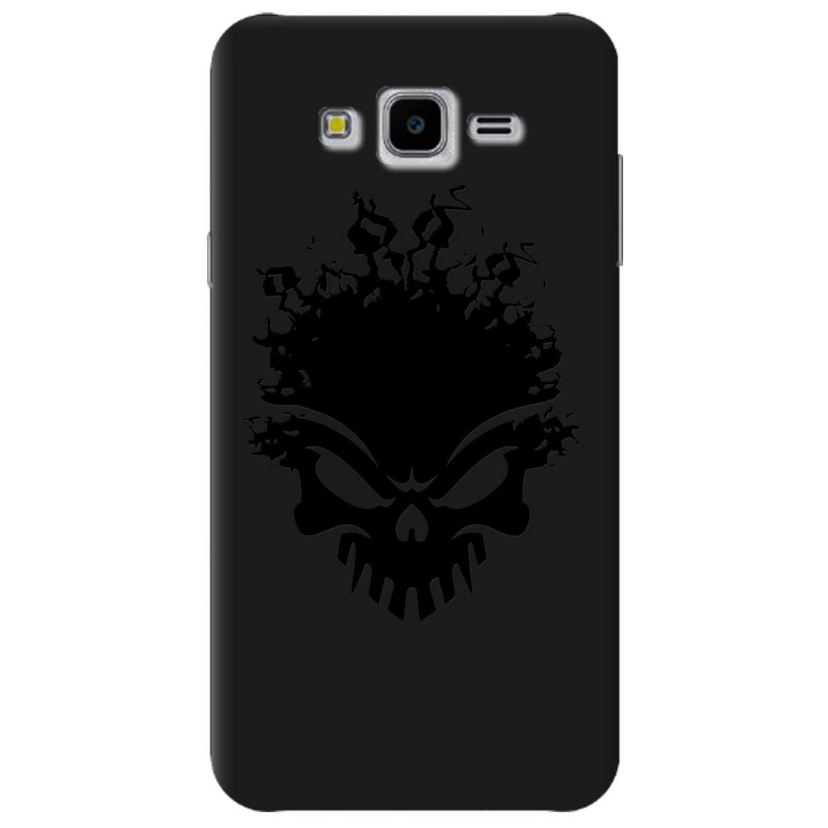 Чехол для Samsung Galaxy J7 Neo J701F / DS черный матовый soft touch Ugolek - фото 1 - Чехлы для телефонов