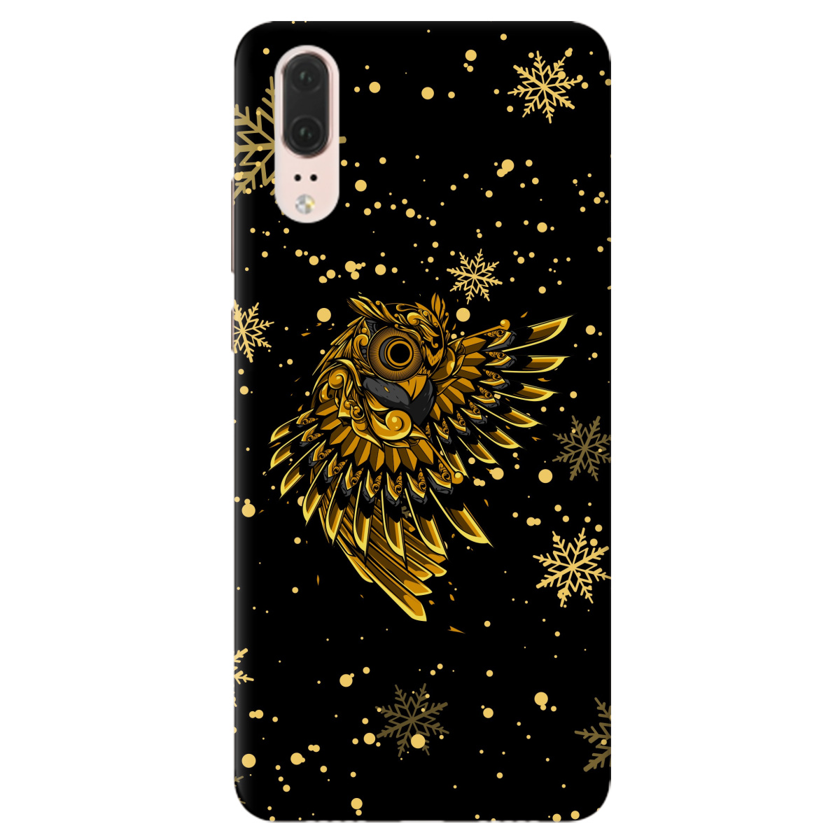 Чехол для Huawei P20 Gold sova - фото 1 - Чехлы для телефонов