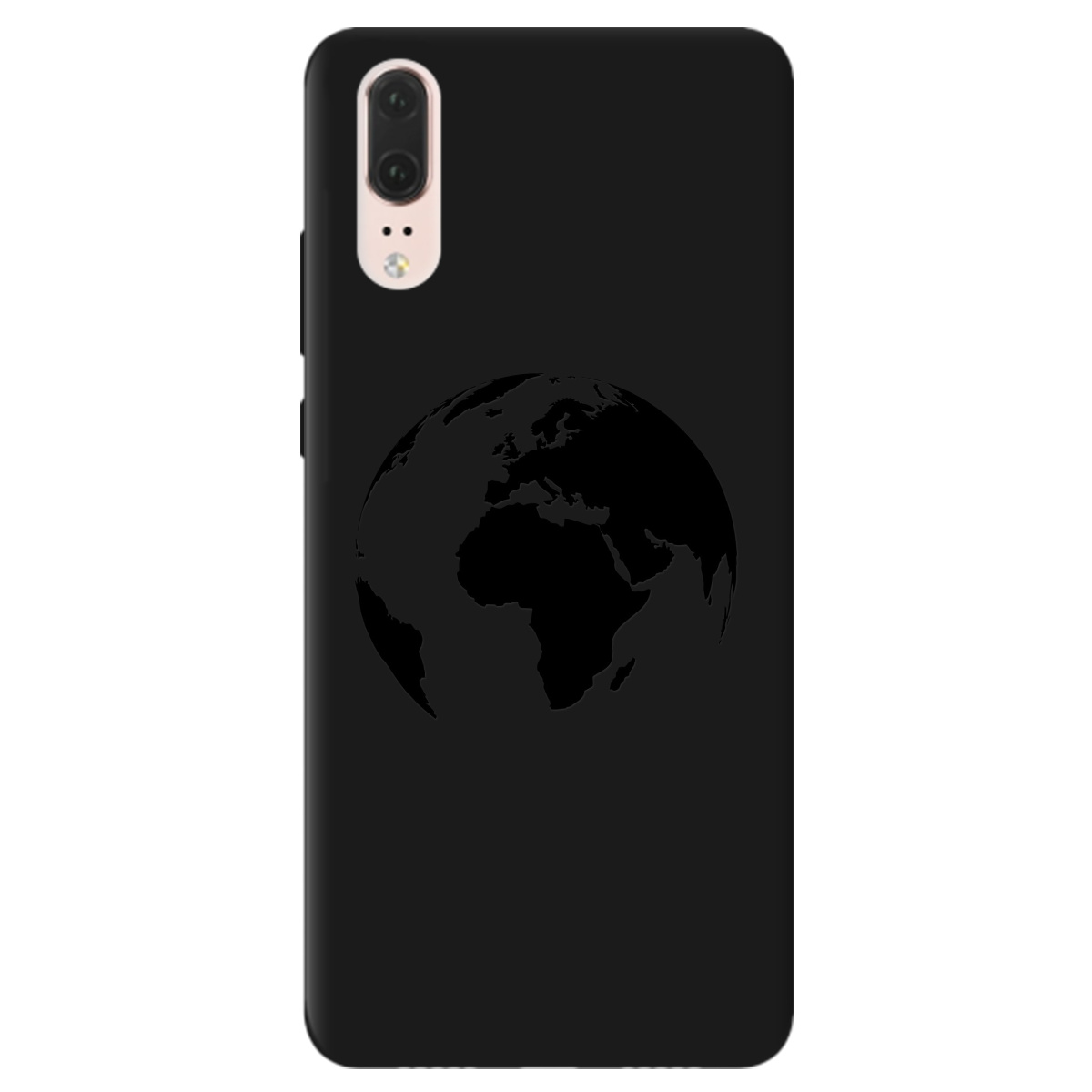 Чехол для Huawei P20 черный матовый soft touch Planet - фото 1 Чехол для Huawei P20 черный матовый soft touch Planet - фото 1 - Чехлы для телефонов