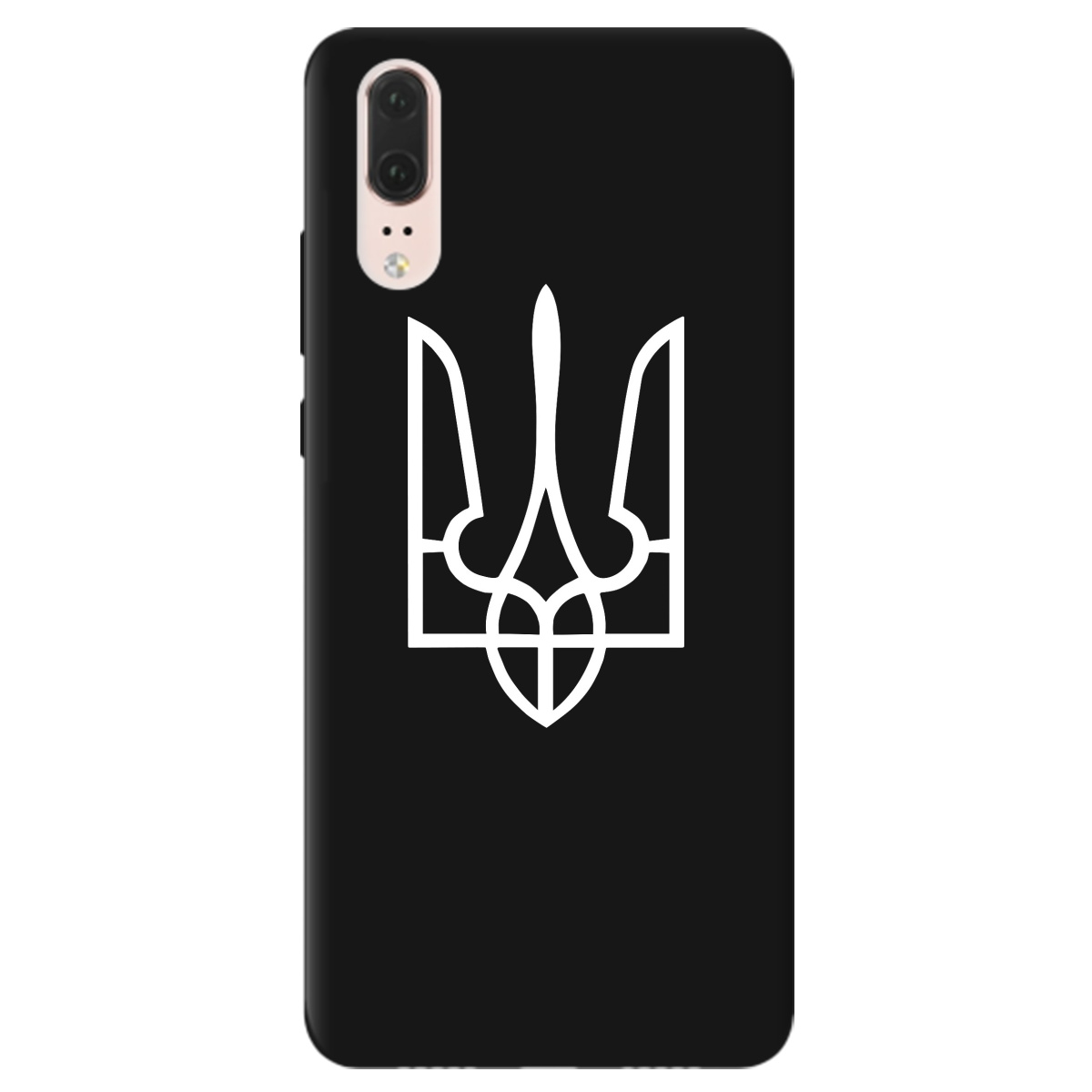 Чехол для Huawei P20 черный матовый soft touch Gerb - фото 1 Чехол для Huawei P20 черный матовый soft touch Gerb - фото 1 - Чехлы для телефонов