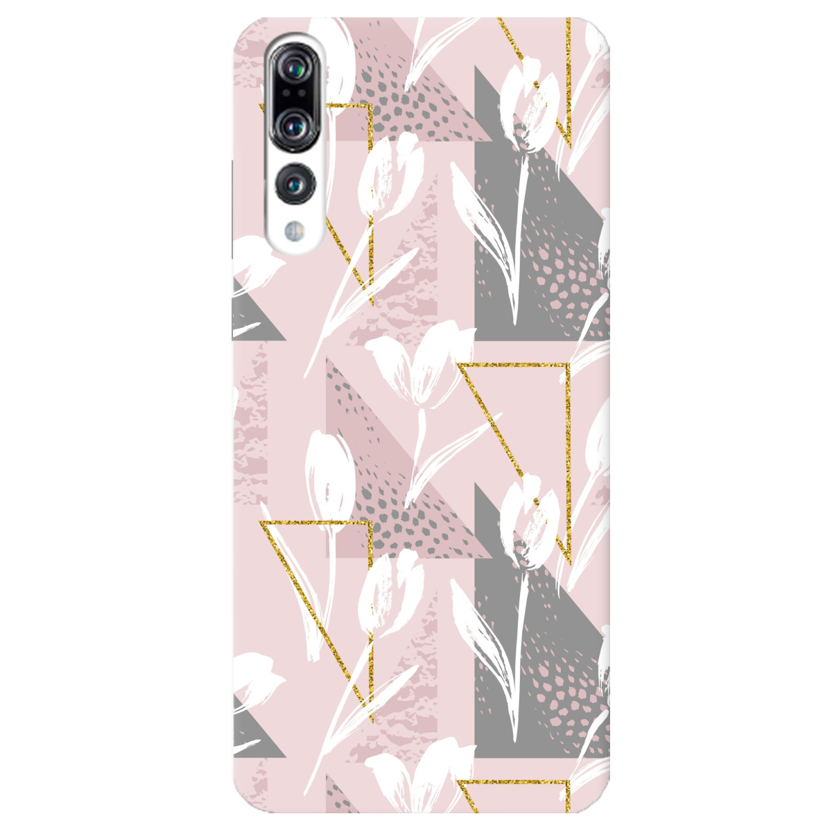 Чохол для Huawei P20 Pro White tulips - фото 1 Чохол для Huawei P20 Pro White tulips - фото 1 - Чохли для телефонів