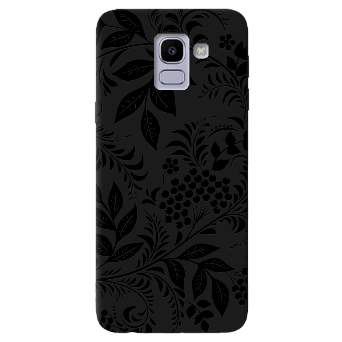 Чехол для Samsung Galaxy J6 2018 черный матовый soft touch Art - фото 1 Чехол для Samsung Galaxy J6 2018 черный матовый soft touch Art - фото 1 - Чехлы для телефонов