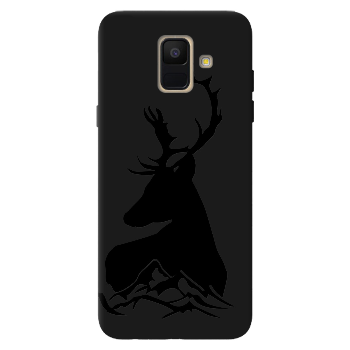 Чохол для Samsung Galaxy A6 2018 чорний матовий soft touch Moral - фото 1 Чохол для Samsung Galaxy A6 2018 чорний матовий soft touch Moral - фото 1 - Чохли для телефонів