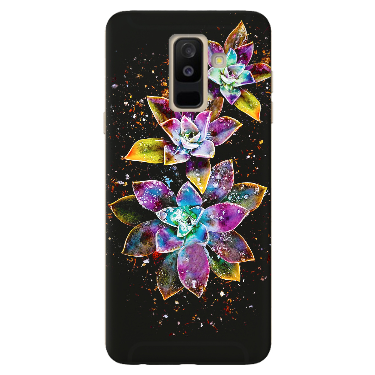 Чехол для Samsung Galaxy A6 Plus 2018 Magical flowers - фото 1 - Чехлы для телефонов