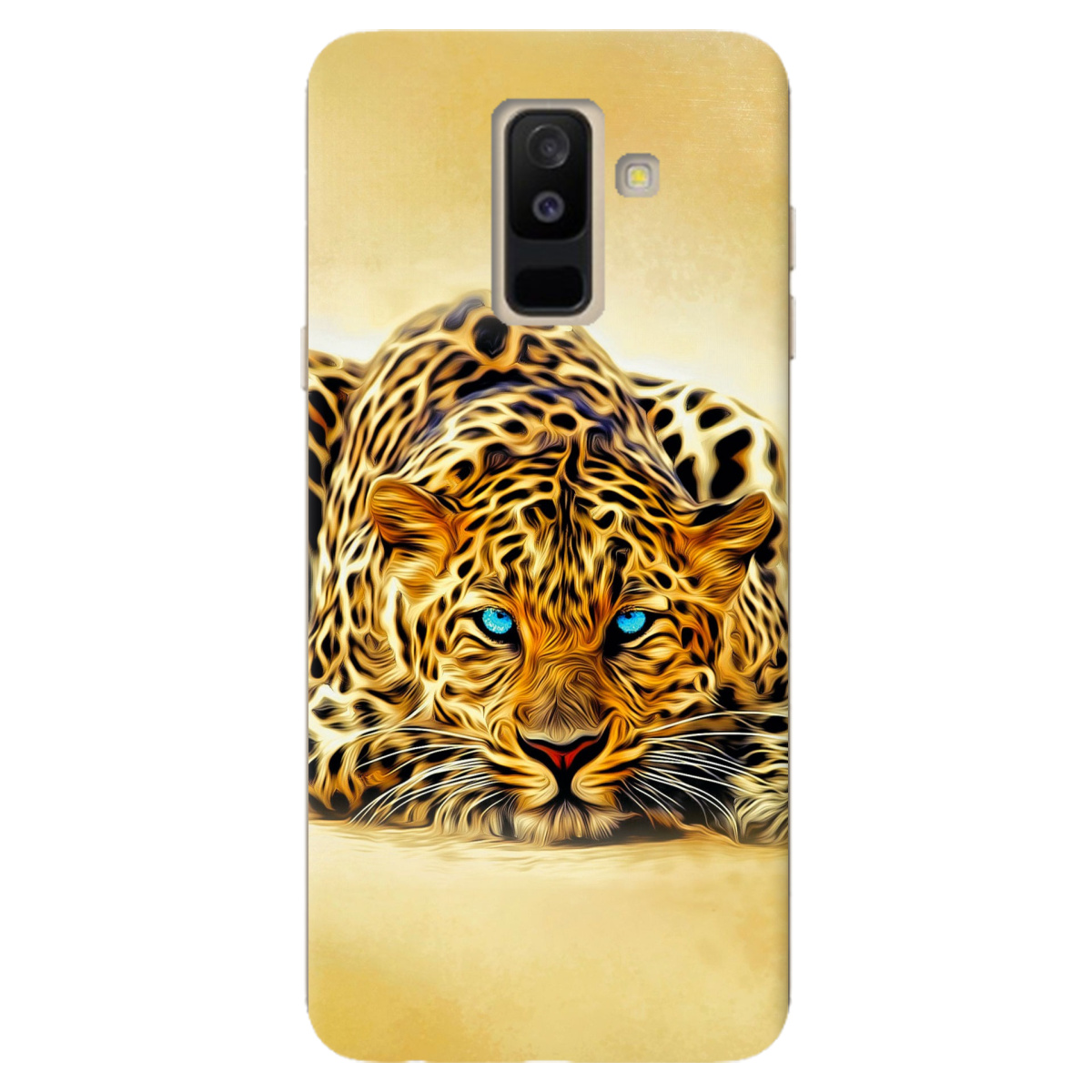 Чохол для Samsung Galaxy A6 Plus 2018 Леопард - фото 1 Чохол для Samsung Galaxy A6 Plus 2018 Леопард - фото 1 - Чохли для телефонів