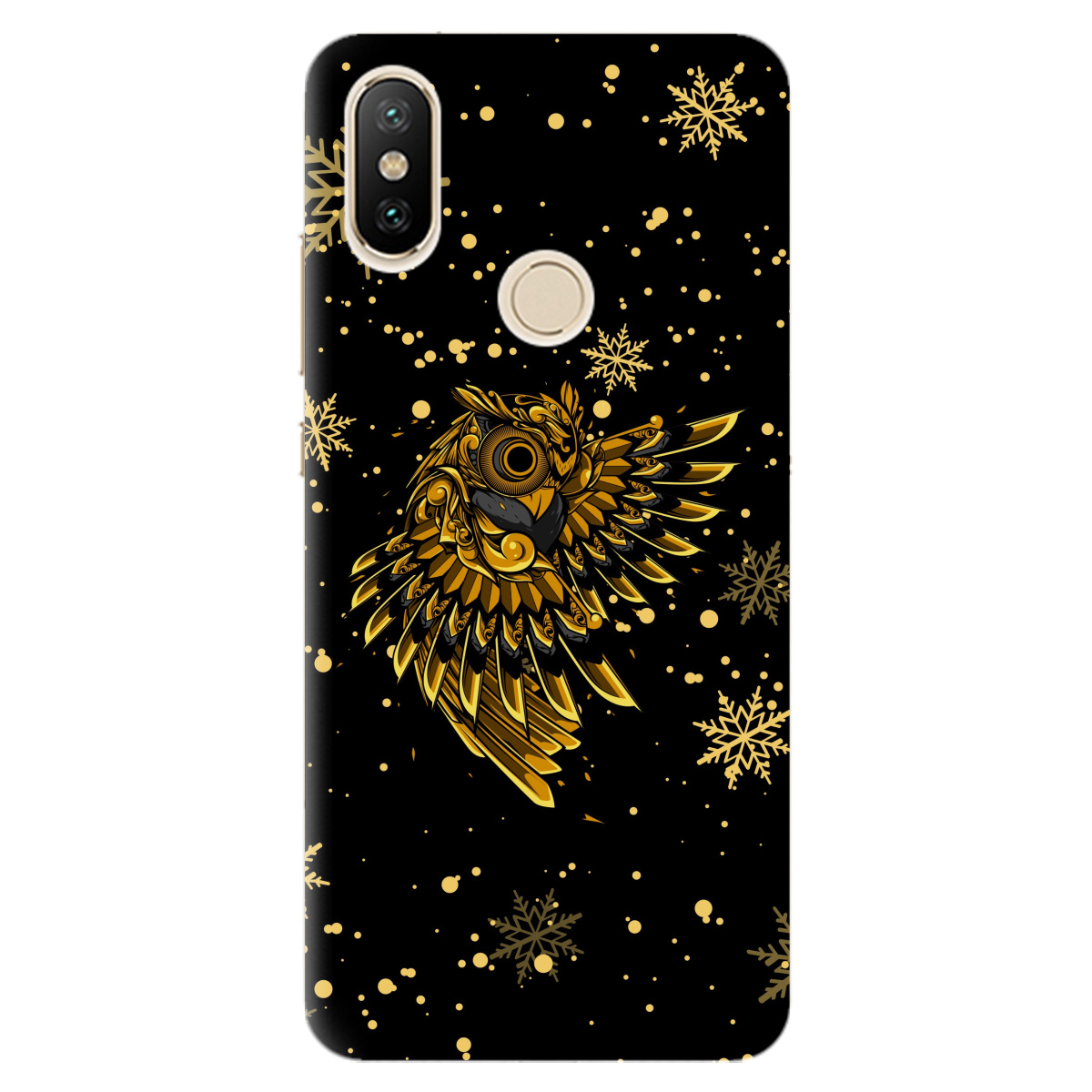 Чехол для Xiaomi Mi A2 Lite Gold sova - фото 1 - Чехлы для телефонов