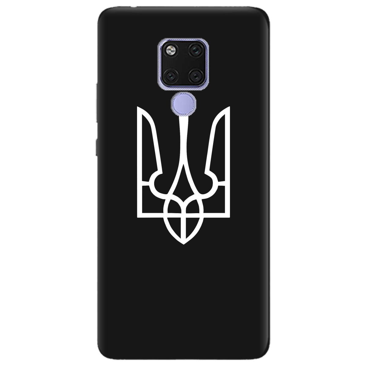 Чехол для Huawei Mate 20 черный матовый soft touch Gerb - фото 1 - Чехлы для телефонов