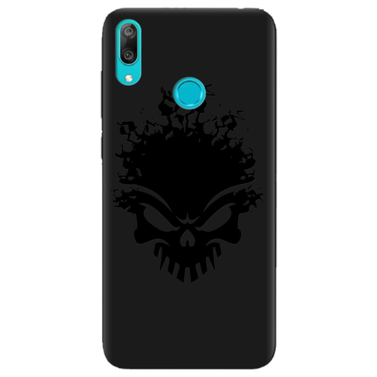 Чохол для Huawei Y7 2019 чорний матовий soft touch Ugolek - фото 1 - Чохли для телефонів