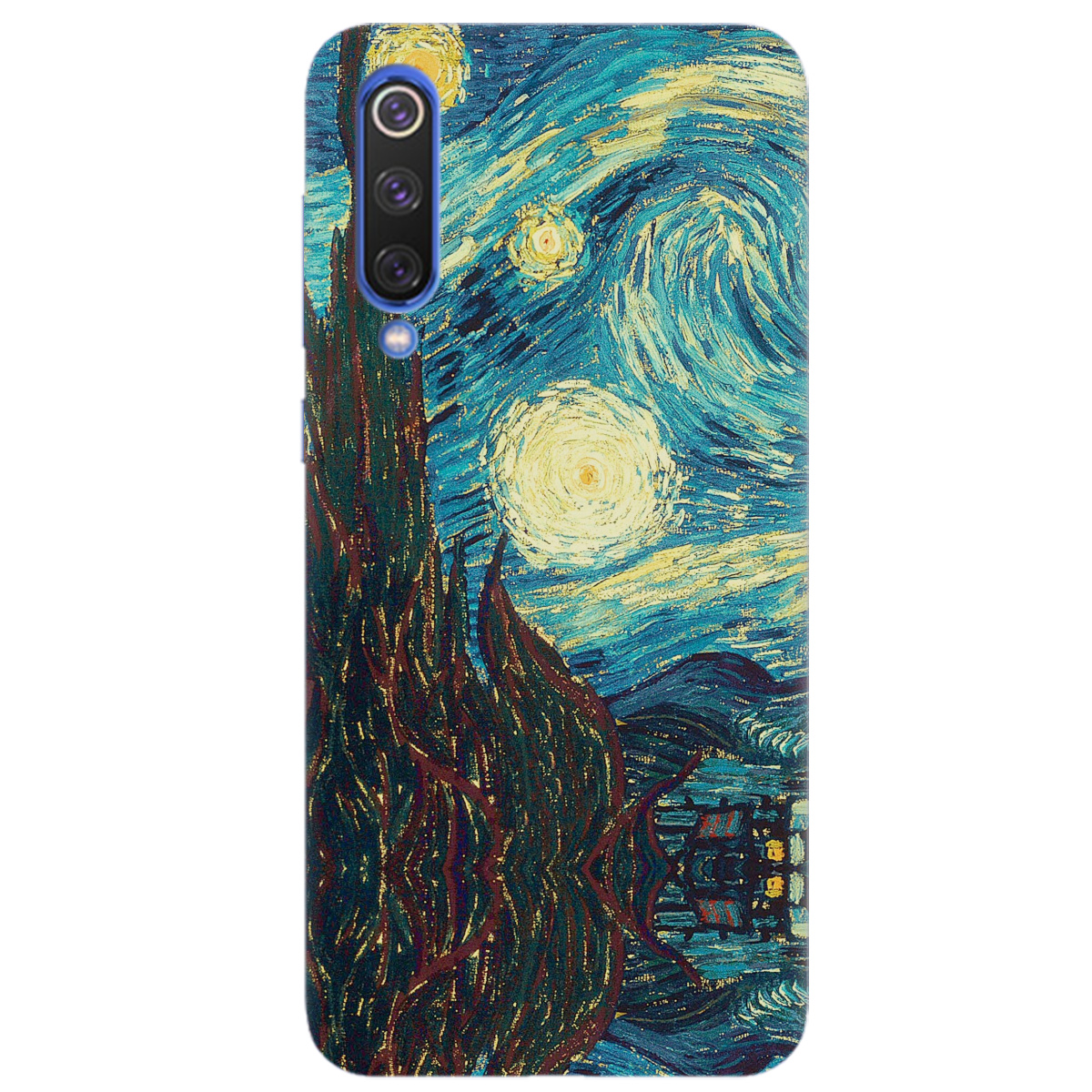 Чохол для Xiaomi Mi 9 Starry Night - фото 1 Чохол для Xiaomi Mi 9 Starry Night - фото 1 - Чохли для телефонів