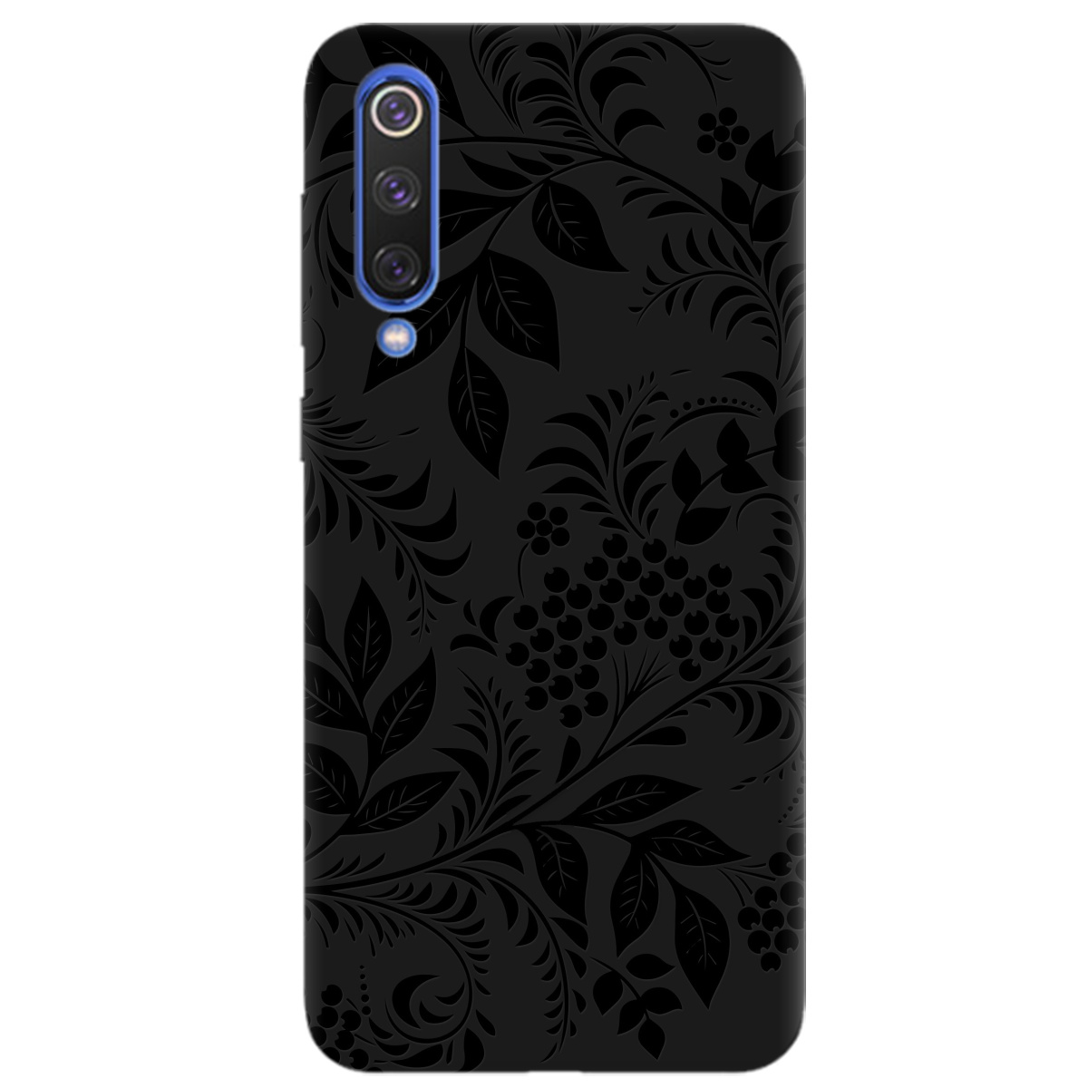 Чехол для Xiaomi Mi 9 черный матовый soft touch Art - фото 1 Чехол для Xiaomi Mi 9 черный матовый soft touch Art - фото 1 - Чехлы для телефонов