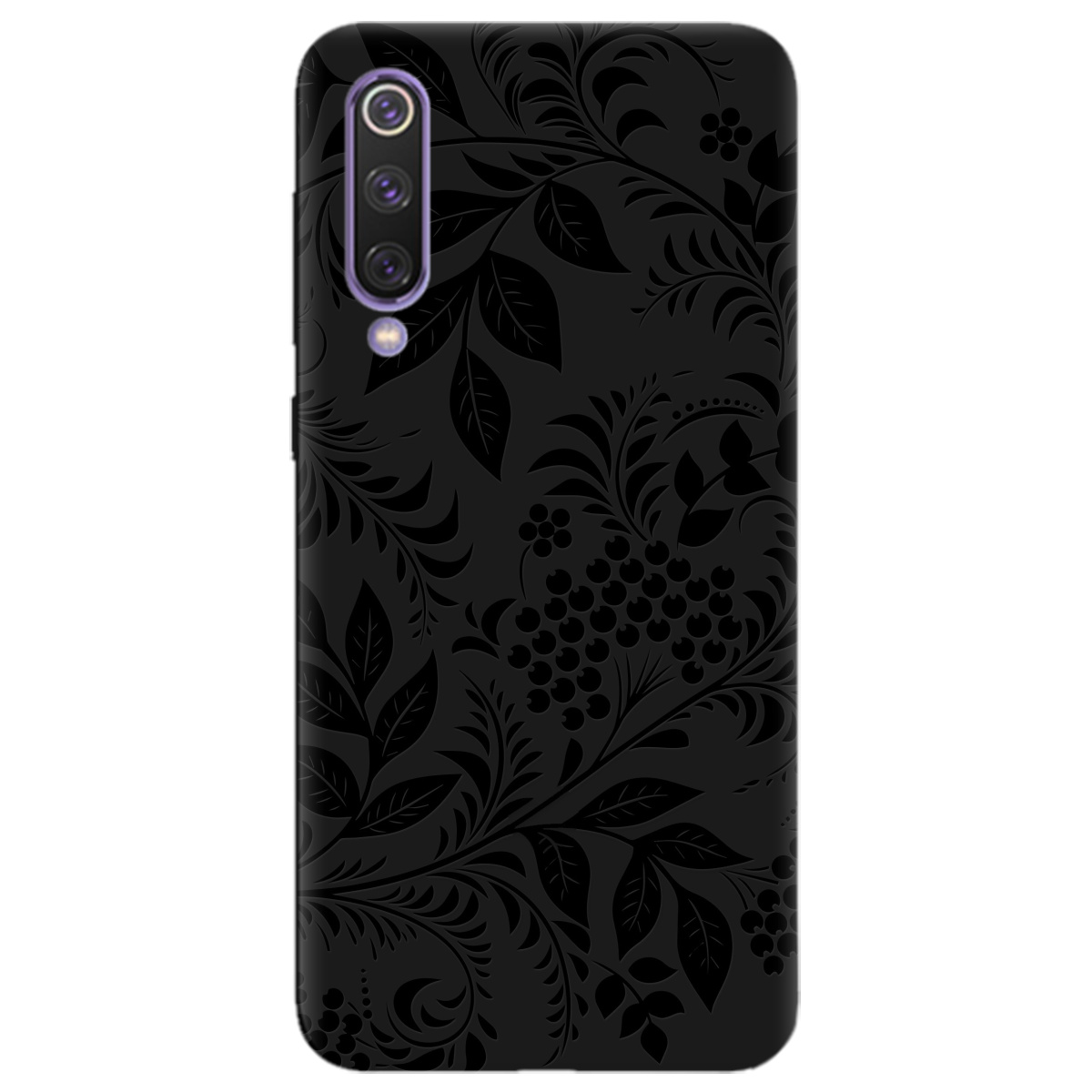 Чехол для Xiaomi Mi 9 SE черный матовый soft touch Art - фото 1 - Чехлы для телефонов