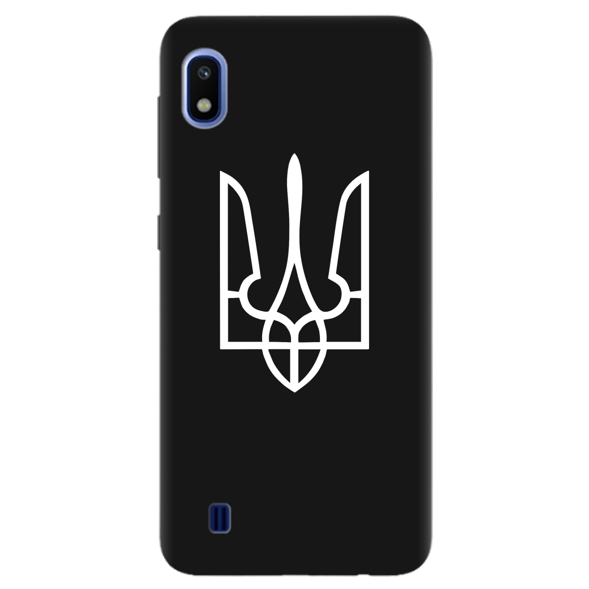 Чохол для Samsung Galaxy A10 чорний матовий soft touch Gerb - фото 1 - Чохли для телефонів