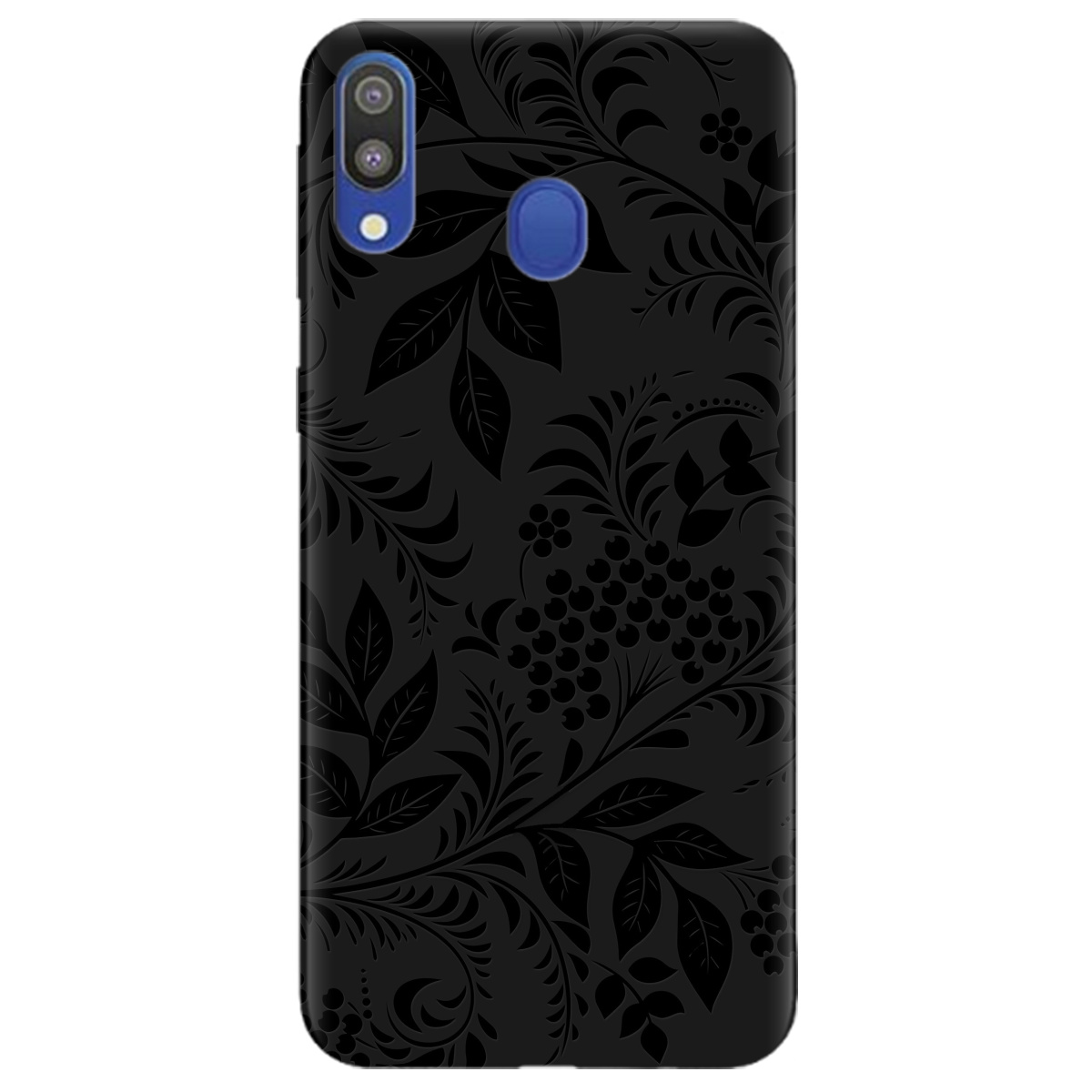 Чохол для Samsung Galaxy M20 чорний матовий soft touch Art - фото 1 Чохол для Samsung Galaxy M20 чорний матовий soft touch Art - фото 1 - Чохли для телефонів