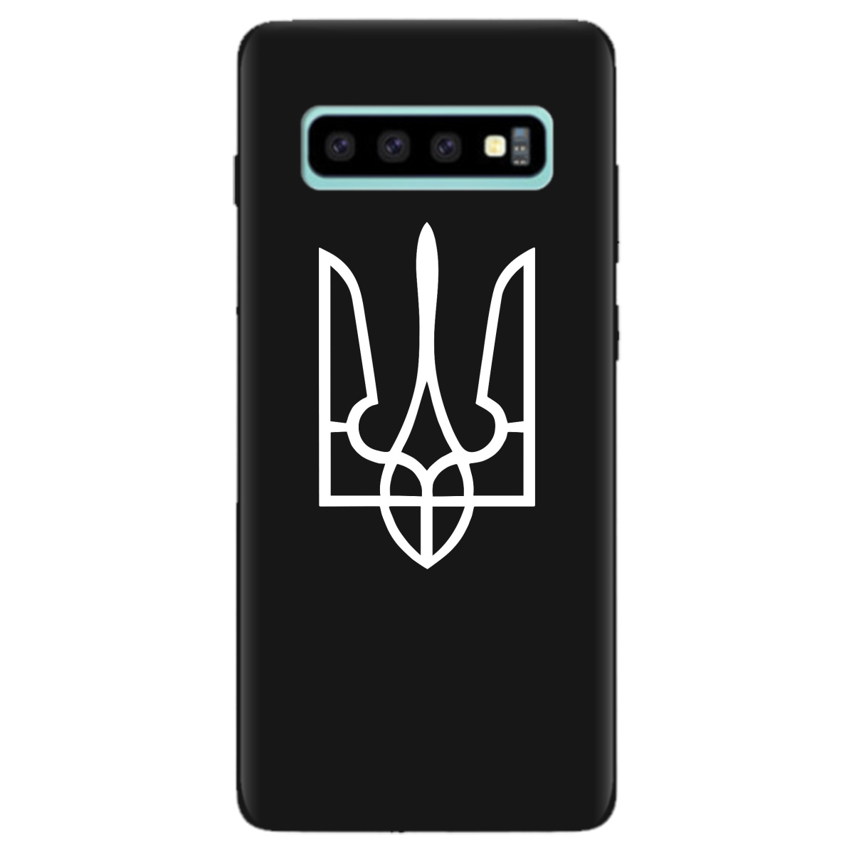 Чехол для Samsung Galaxy S10 Plus черный матовый soft touch Gerb - фото 1 - Чехлы для телефонов