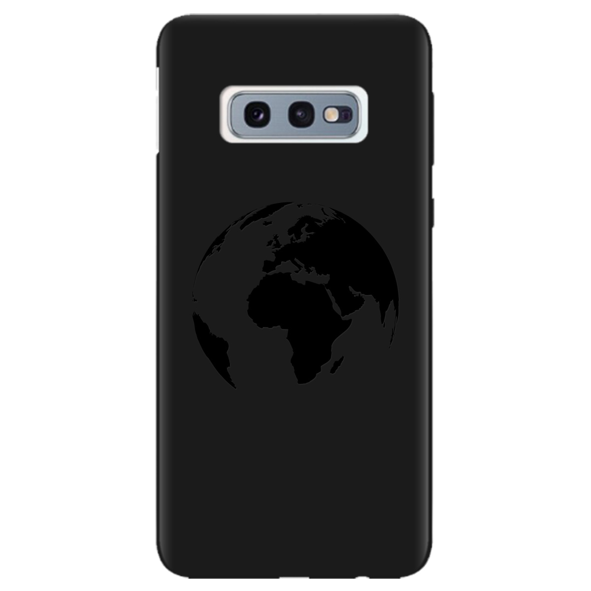 Чохол для Samsung Galaxy S10e чорний матовий soft touch Planet - фото 1 - Чохли для телефонів