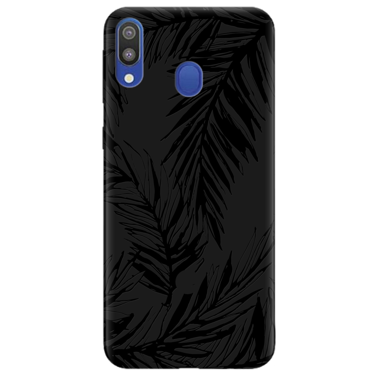 Чехол для Samsung Galaxy A40 черный матовый soft touch Tropics - фото 1 Чехол для Samsung Galaxy A40 черный матовый soft touch Tropics - фото 1 - Чехлы для телефонов