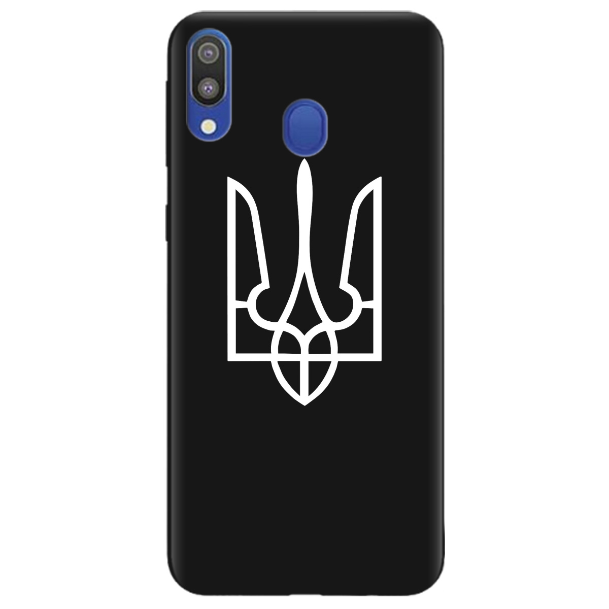 Чехол для Samsung Galaxy A40 черный матовый soft touch Gerb - фото 1 - Чехлы для телефонов