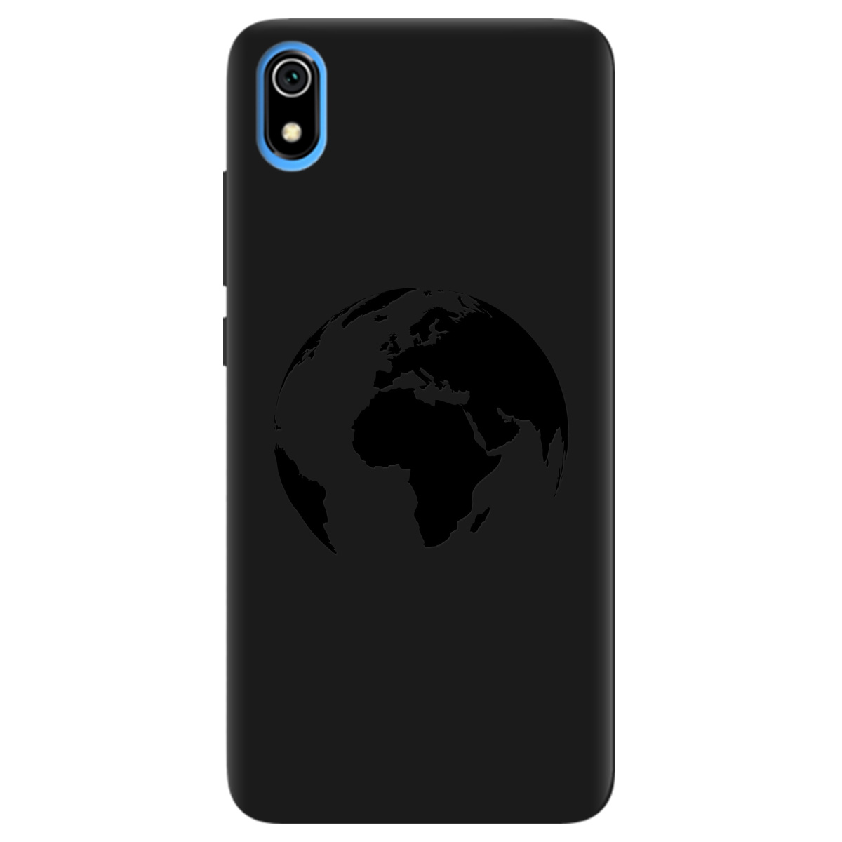 Чохол для Xiaomi Redmi 7A чорний матовий soft touch Planet - фото 1 - Чохли для телефонів