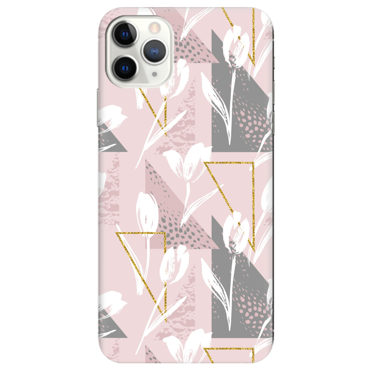 Чохол для Apple iPhone 11 Pro Max White tulips - фото 1 Чохол для Apple iPhone 11 Pro Max White tulips - фото 1 - Чохли для телефонів