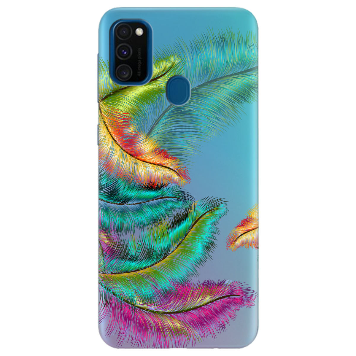 Чохол для Samsung Galaxy M30s Пух - фото 1 Чохол для Samsung Galaxy M30s Пух - фото 1 - Чохли для телефонів