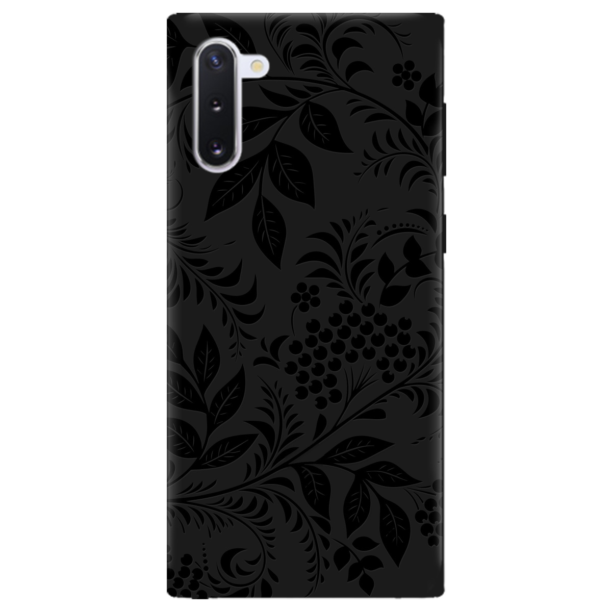 Чохол для Samsung Galaxy Note 10 чорний матовий soft touch Art - фото 1 - Чохли для телефонів