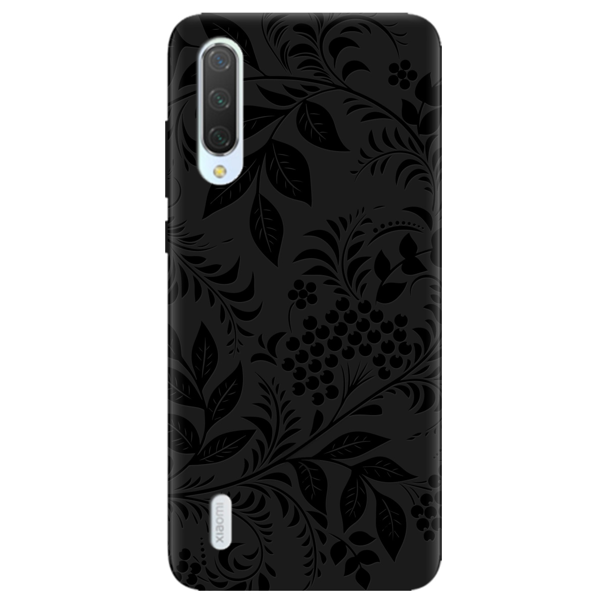 Чохол для Xiaomi Mi A3 чорний матовий soft touch Art - фото 1 - Чохли для телефонів