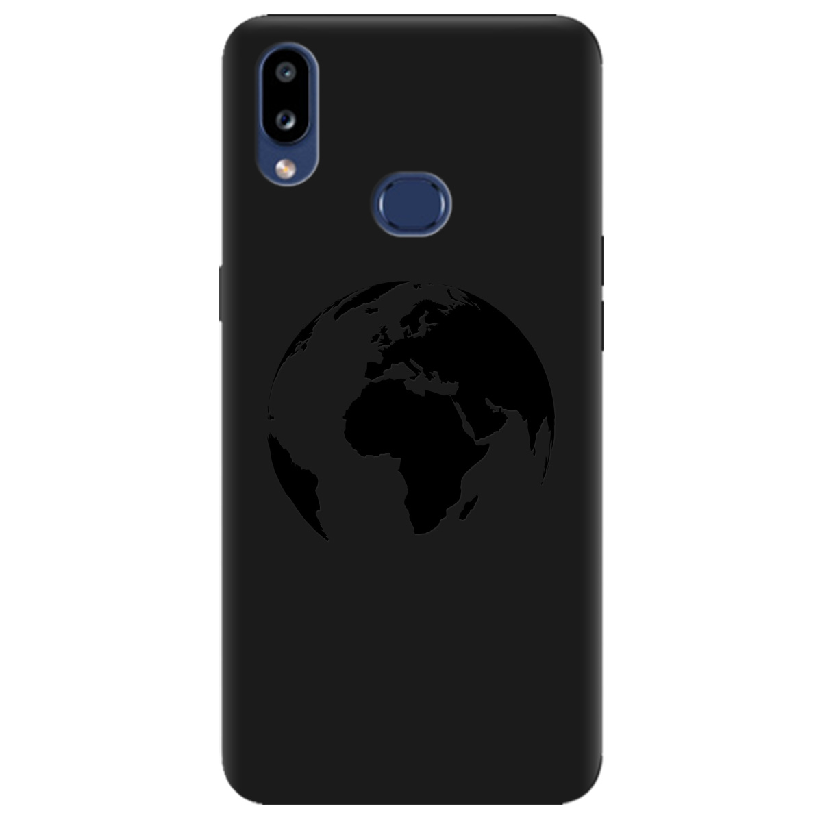 Чехол для Samsung Galaxy A10s черный матовый soft touch Planet - фото 1 - Чехлы для телефонов
