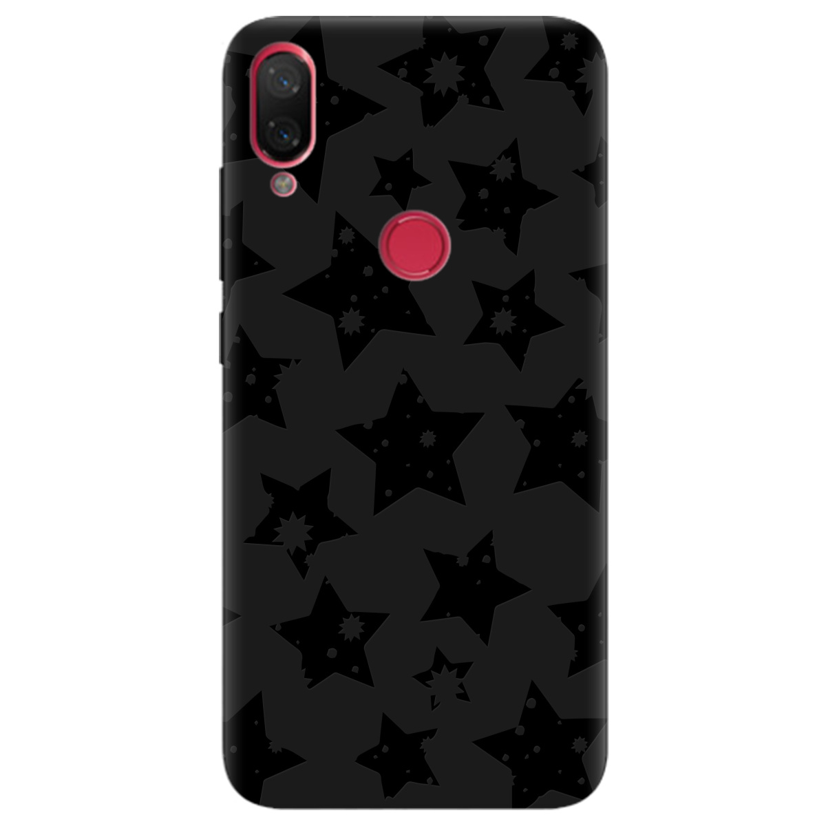 Чехол для Xiaomi Mi Play черный матовый soft touch Black Star - фото 1 - Чехлы для телефонов