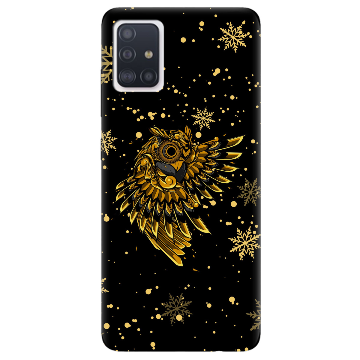 Чохол для Samsung Galaxy A71 Gold sova - фото 1 - Чохли для телефонів
